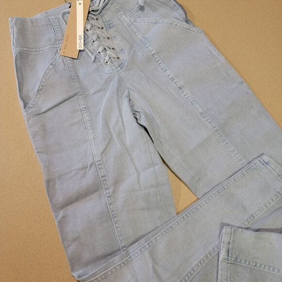 DO+BE High Waisted Tie-up Jeans - Picture 5 of 15